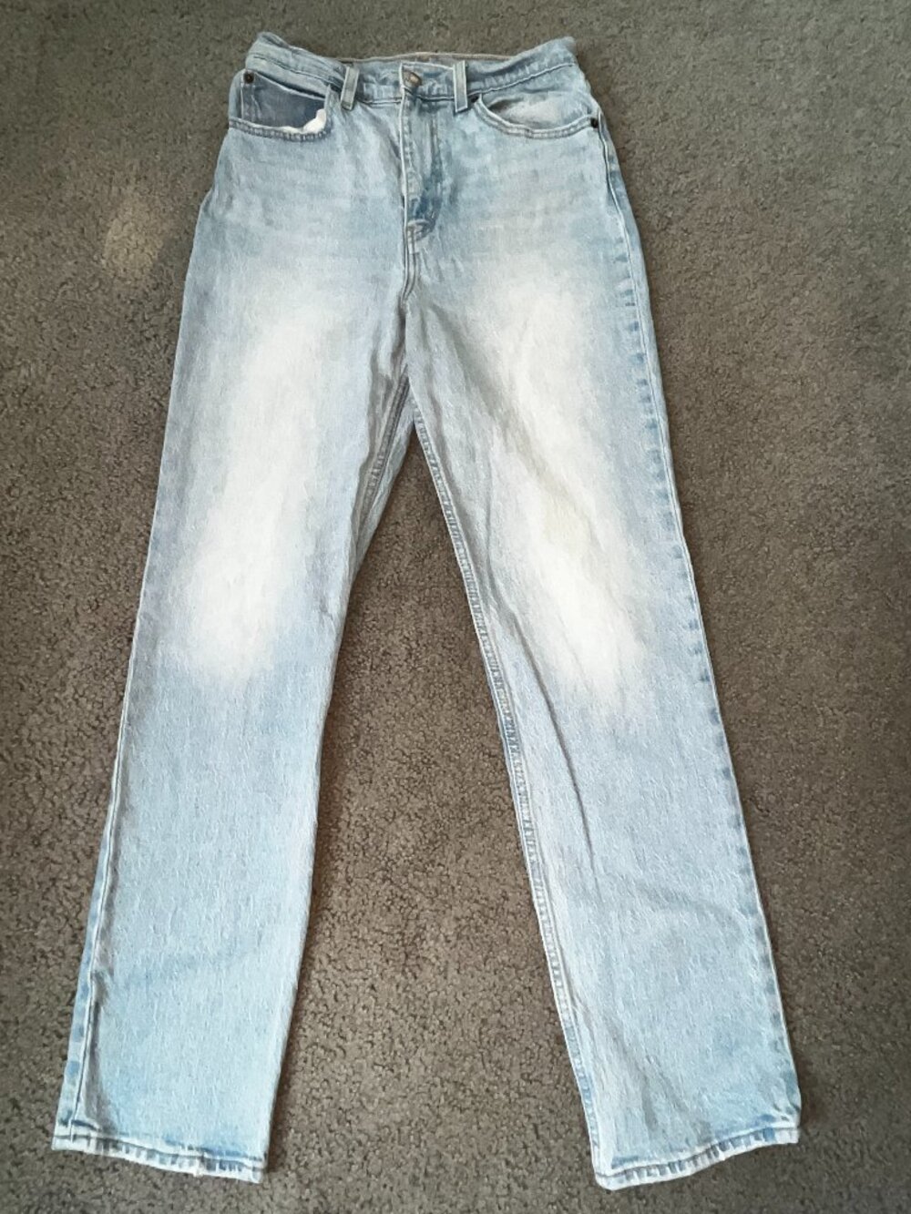 LEVI'S BIG E 70's High Slim Straight Blue Jeans - Labeled W28 L31